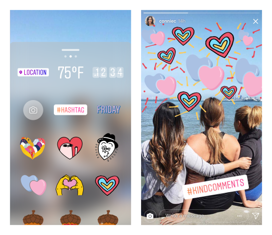 Instagram Blog You can visit a wall, take a photo or video and share a #KindComments to make someone’s day.